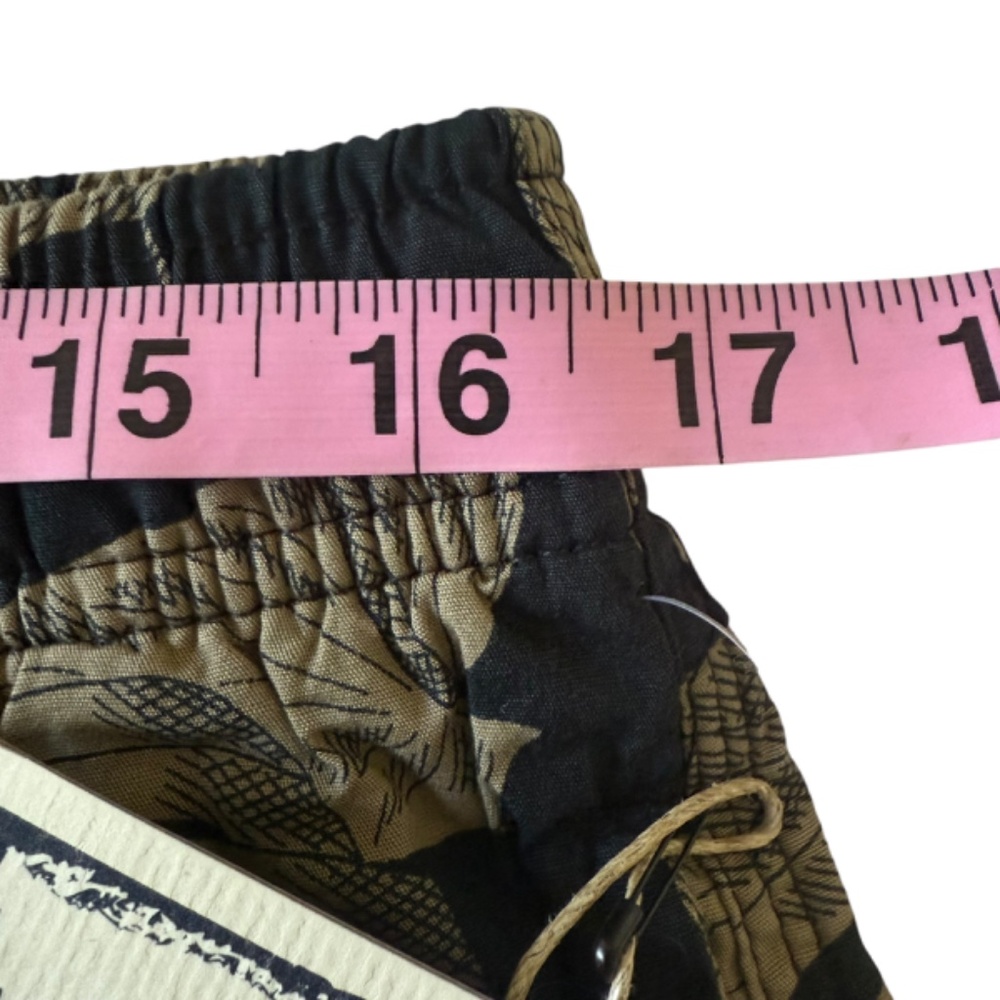 NWT Roundtree & York Tropical Swim Trunks M Black - Picture 11 of 11